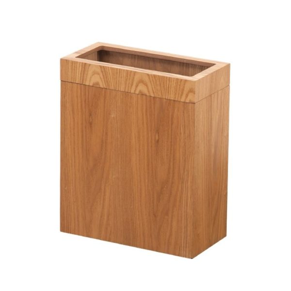 poubelle en bois moderne