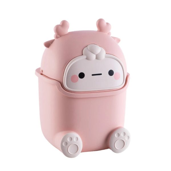 mini poubelle de bureau mignonne